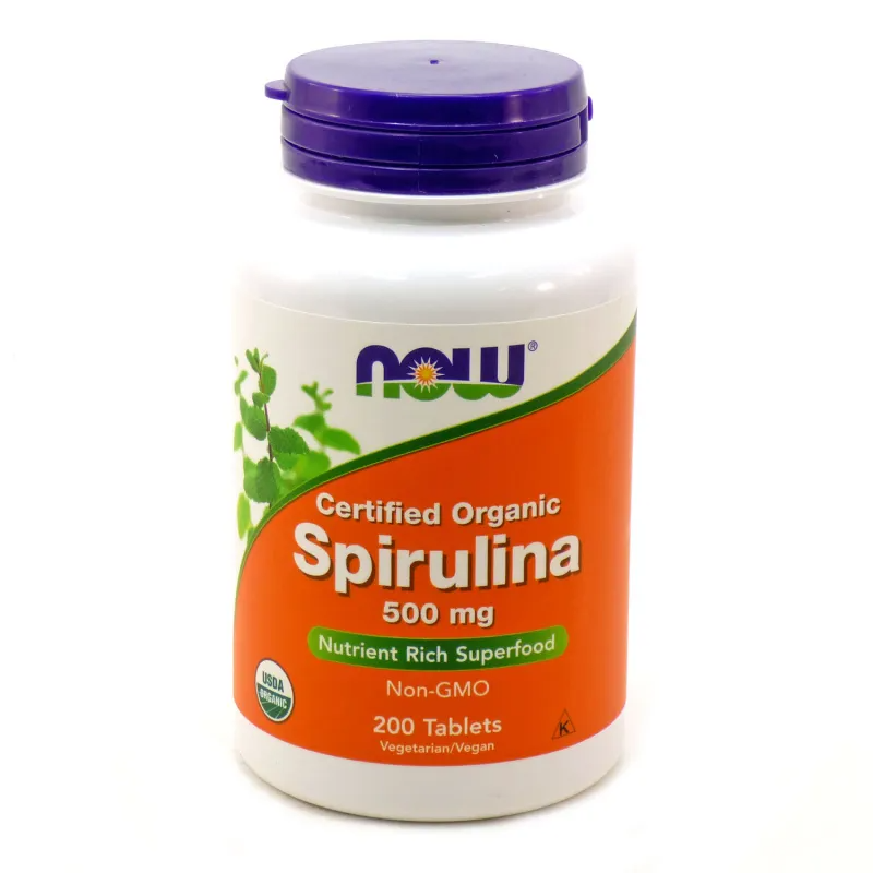Now Спирулина 500 mg х 200 таблетки